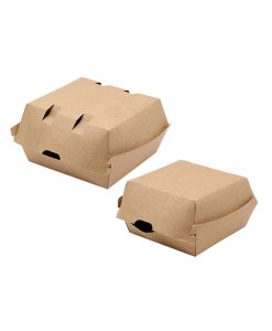 Kraft Burger Clam Box Pack Of 50