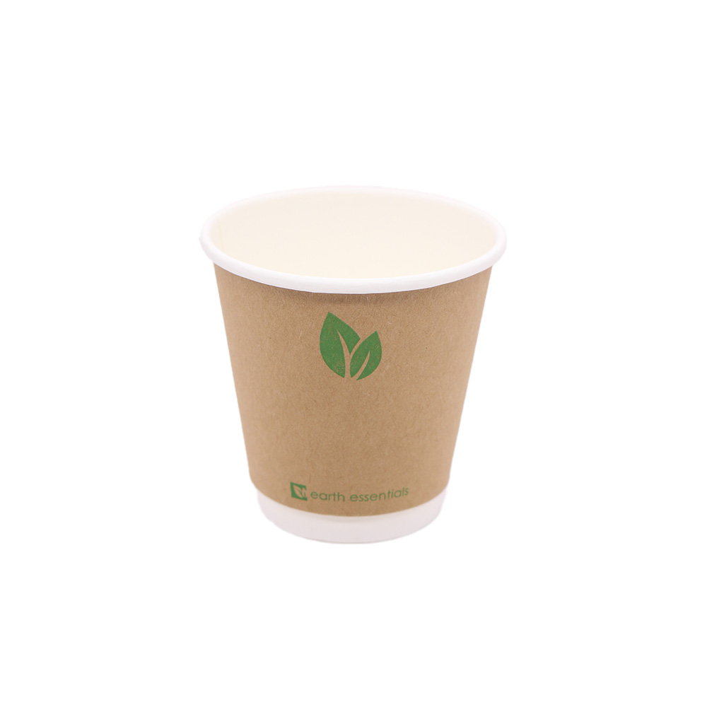 Kraft Hot Cup Double Wall Earth Essential Pack Of 50