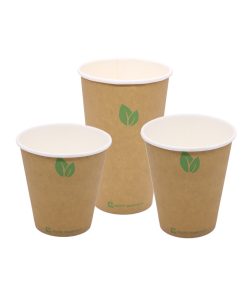 Kraft Hot Cup Single Wall Earth Essential Pack Of 50