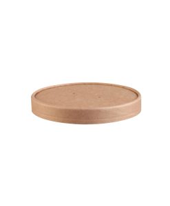 Kraft Paper Lid Cup Pack Of 50 Pe Coated