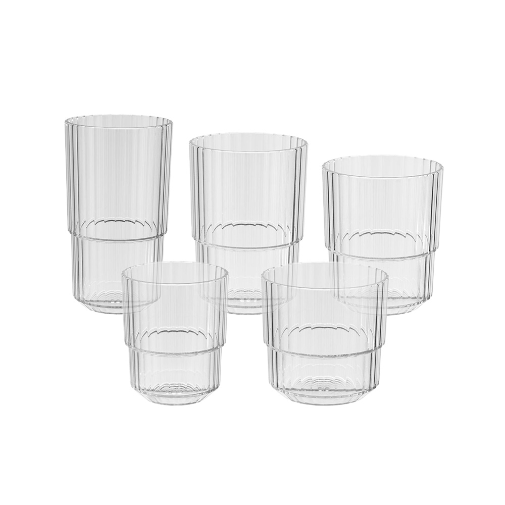 Drinking Cup "LINEA" Clear