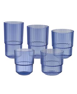 Drinking Cup "LINEA" Blue
