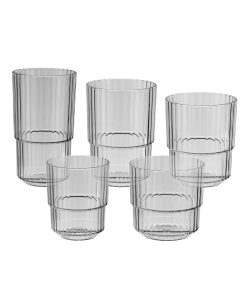 Drinking Cup "LINEA" Grey