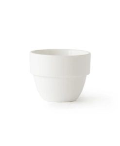 Medium Taster Cup White with Dark Green (Kawakawa), 210ml