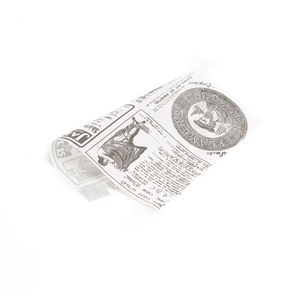 Papel Greaseproof Wrapping 25 X 20 CM White Food Grade - Pack of 1000