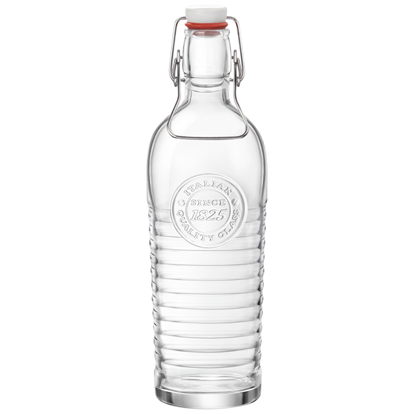 Officina Bottle with hermetic lid 37 1/4 oz 116Cl