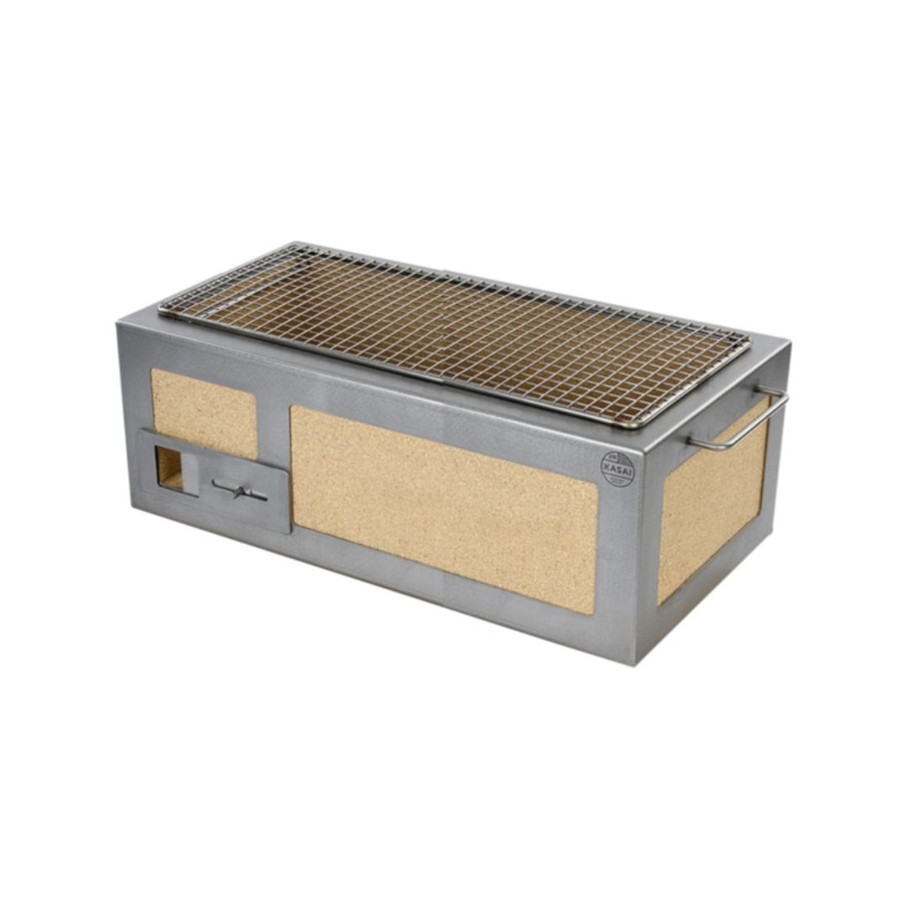 Medium Long Kasai Konro Grill with Stainless Steel Frame_1