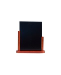 Table Chalk Board Elegant Medium Table Wood With Lacquered Mahogany Finish A5