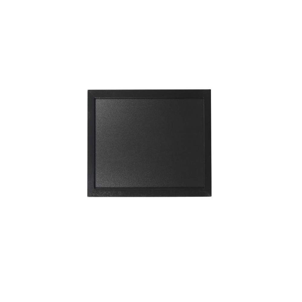 Chalk Board Woody Wood With Lacquered Black Finish + White Chalk Marker And Moun