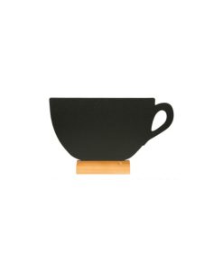 Chalk Board Silhouette "Mini Cup" Table  Set Of 3 Wooden Base Including Chalk Ma