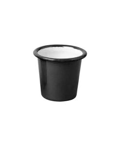 Steel Enamel Coal Black Mini Tumbler 12.4Cl