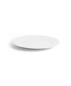 Privilege Ivory Flat Plate D25Cm Porcelain