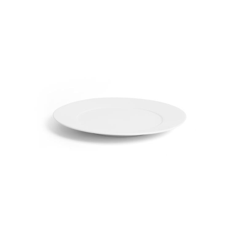 Privilege Ivory Flat Plate D25Cm Porcelain
