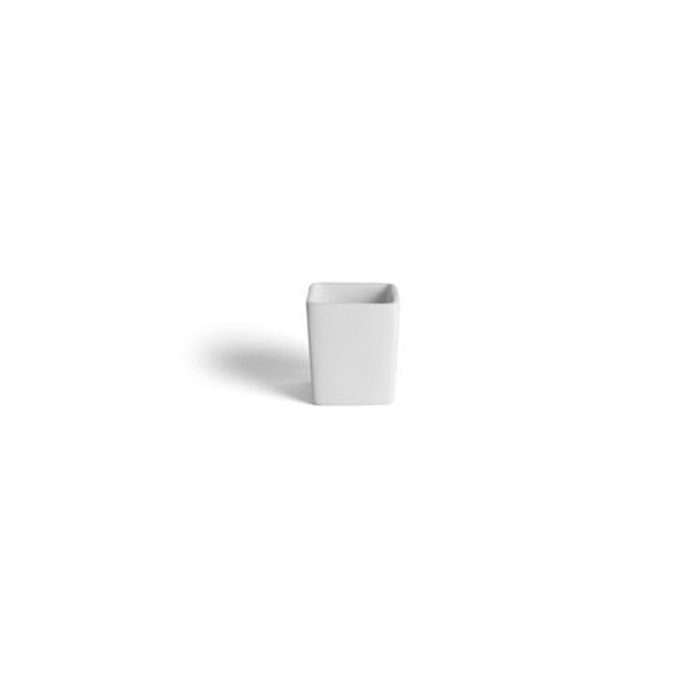 Miniature Ivory Deep Sugar Container 5.9Xh6.4Cm Porcelain