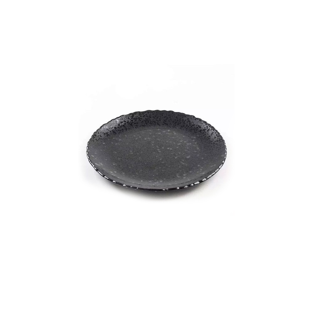 Erosion Oxide Cinder Plate D21Cm Porcelain
