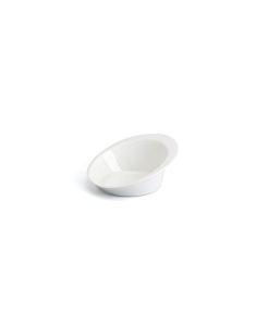Lune Ivory Stackable Slanted Bowl D16Cm Porcelain