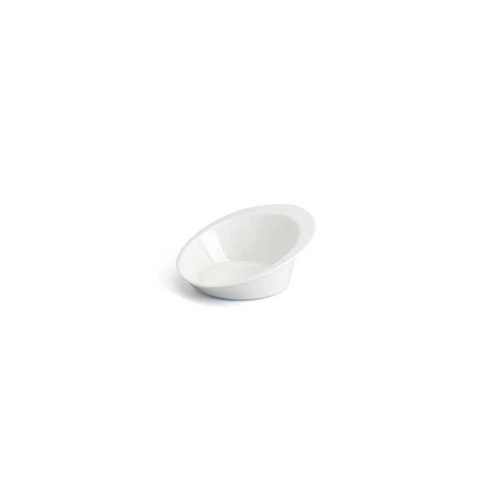 Lune Ivory Stackable Slanted Bowl D16Cm Porcelain