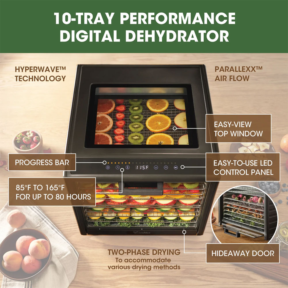 Excalibur 10 Tray Digital Dehydrator 220-240V 50-60HZ 800W - Image 10