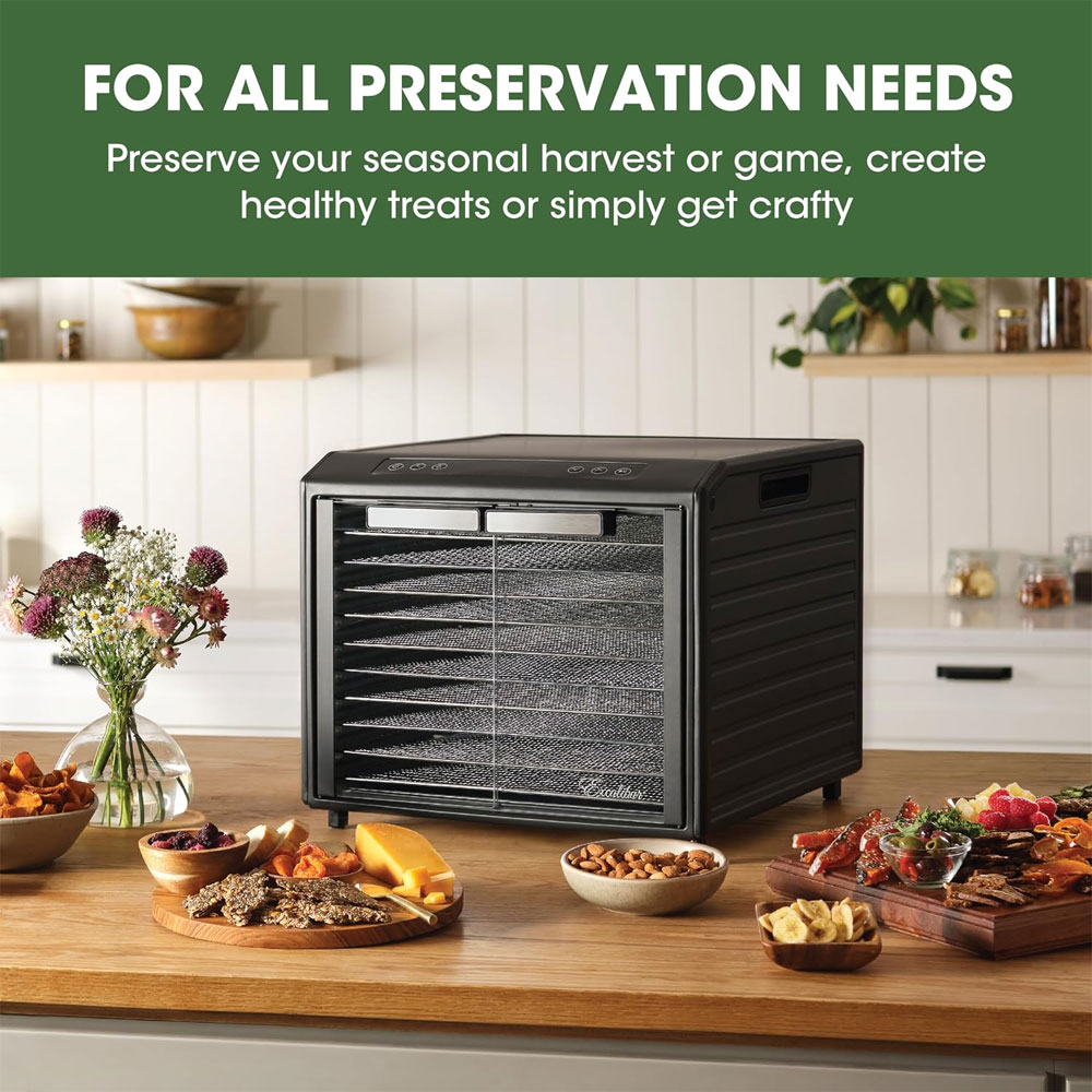 Excalibur 10 Tray Select Digital Dehydrator 220-240V 50-60Hz 800W - DH10SCSS13 - Image 6